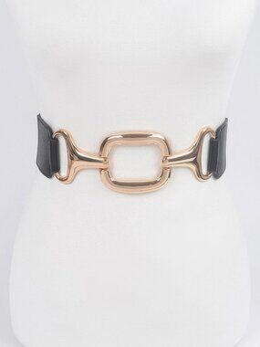 Multi Metal Buckle Stretch Plus Size Belt